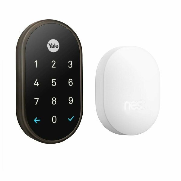 Google Nest Nest x Yale Keyless Entry Deadbolt with Nest Connect Oil Rubbed Bronze RB-YRD540-WV-0BP